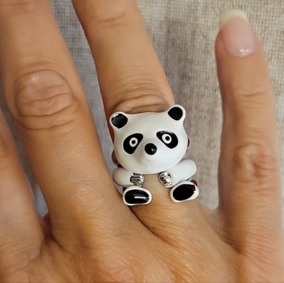 Panda Stack Ring Set - Picture 5 of 5